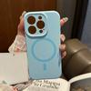 Fashion Liquid Silicone Strong Magnetic For Magsafe Case For iPhone 17 Pro 16 15 14 Plus 13 12 Pro Max Solid Shockproof Fundas