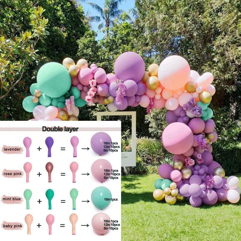 Трансграничный набор свадебных шаров: Цепи и настенный декор для дней рождения и мероприятий