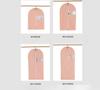 4pcs/set Clothes Dust Cover Wardrobe Walk-in Closet Household Visible Non-woven Fabric Fully Enclosed Coat Suit Hanging Bag