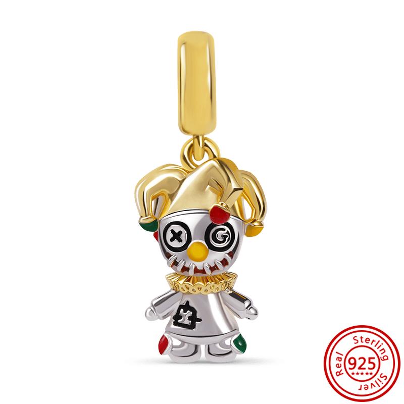 Новый 925 Серебряный Золотой Замок Ключ Пчела Солнечный Замок Красное Пламя Тонкие Бусины Подходит Оригинальный 925 Браслет Подвески DIY Изготовление Ювелирных Изделий