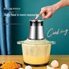 Stainless Steel Electric Meat Grinder & Food Processor - Large Capacity, Multifunctional for Baby Food, Garlic, and More
