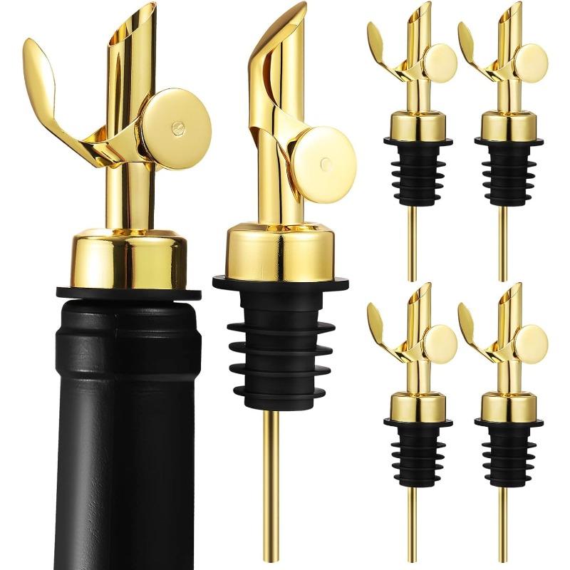 Wine Pourer Bottle Pourers for Spirits Wine Bottle Dispenser Vinegar Dispenser Olive Oil Pourer Stoppers Bottle Pourers 5