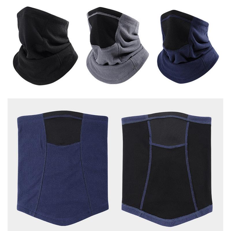 Neck Warmers For Women Neck Scarf Cold-Resistant Face Neck Covering Drawstring Windproof Neck Warmer Neck Gaiter Outdoor Sports
