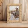 Creative Handmade Braided Hemp Rope Wooden Photo Frame, Rattan Decorative Piece, Bohemian Style Picture Frame Jewer Box