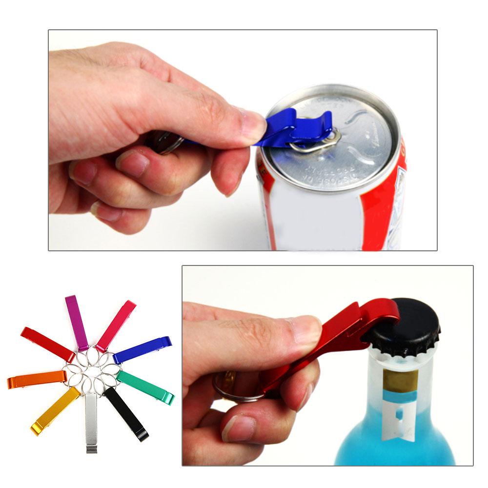 Брелок Открывалка Для Бутылок Пива Карманный Металлический Металлический Сплит Инструмент Брелок Массовый Кухонный Бар Инструмент