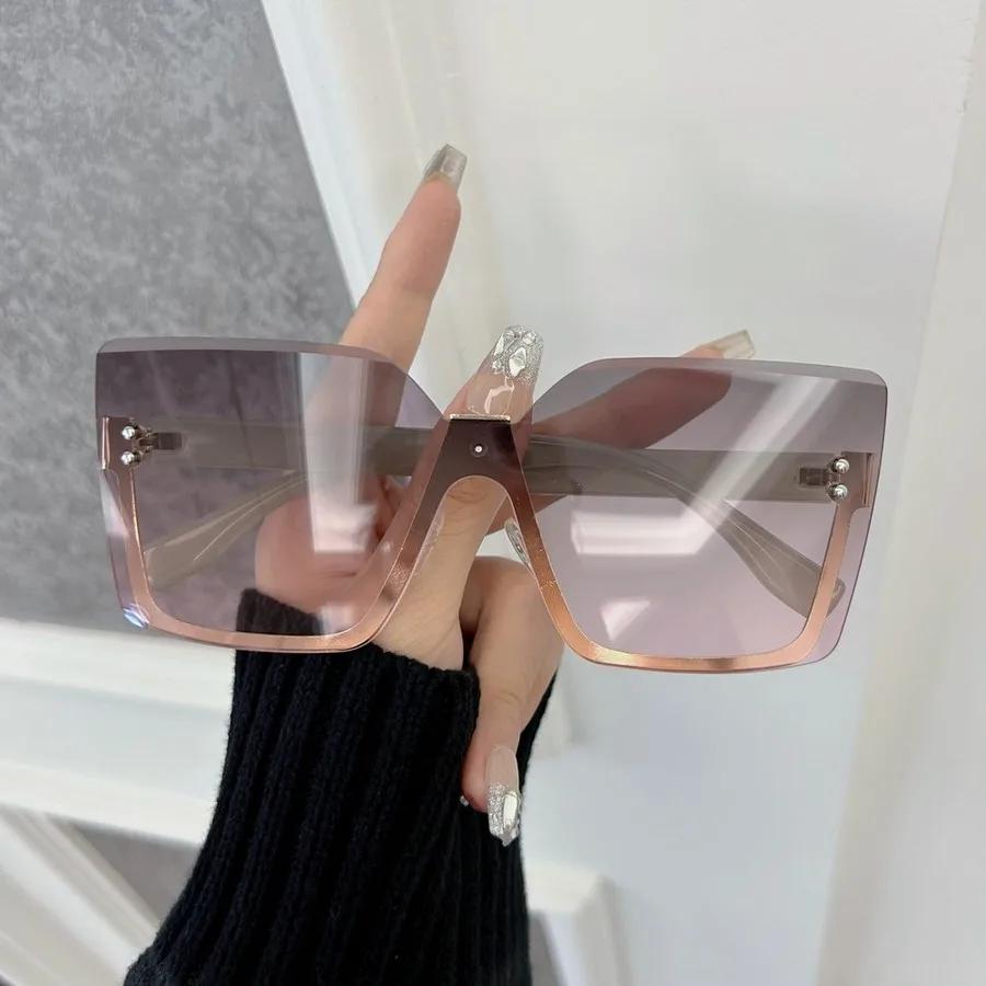 Повседневные квадратные солнцезащитные очки Женские Мужские Градиентные солнцезащитные очки Женские Мужские Дизайнерский бренд Прекрасные для путешествий на открытом воздухе