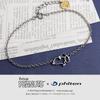 [Снупи] Рождественская Специальная Серия PEANUTS x Phiten Совместная Работа Силуэт Джо Кула Браслет из Нержавеющей Стали, Официальный Товар с Персонажами Phiten