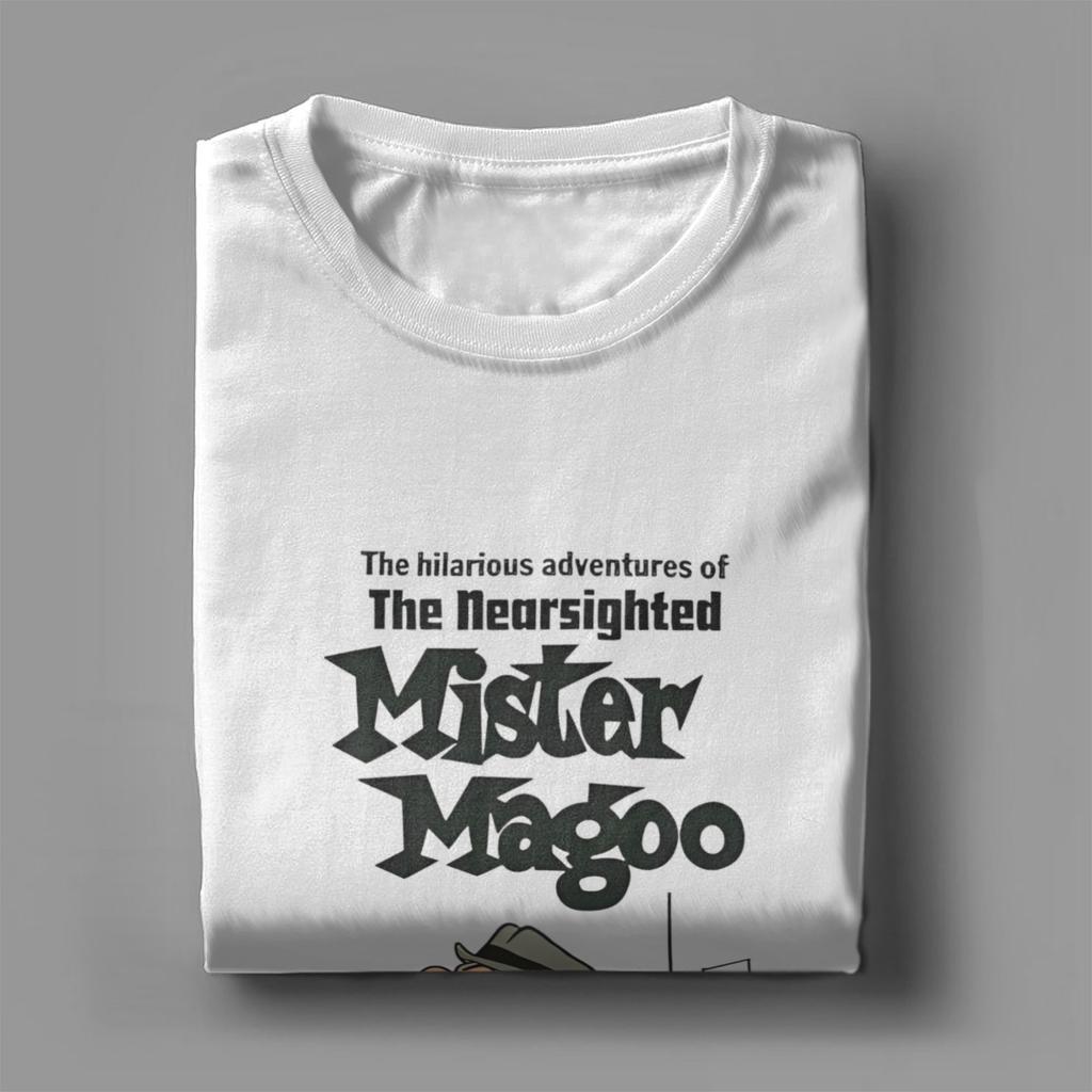 Мужчины Женщины Печать Г-н. Футболка Magoo Funny T Shirt Tee Хлопковые футболки Одежда