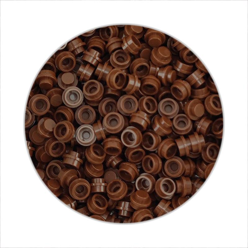 300/500/1000 шт. Сборные частицы 6141 Пластина круглая 1x1 точка DIY строительные блоки фигурки лампа кирпичи игрушка для детей 4073