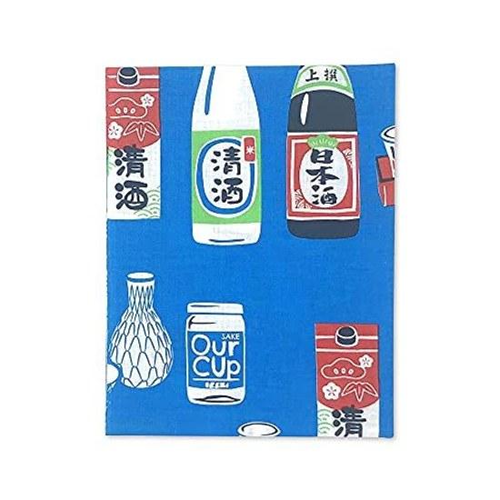 Dyeing Tenugui Sake (processed prevent fraying)