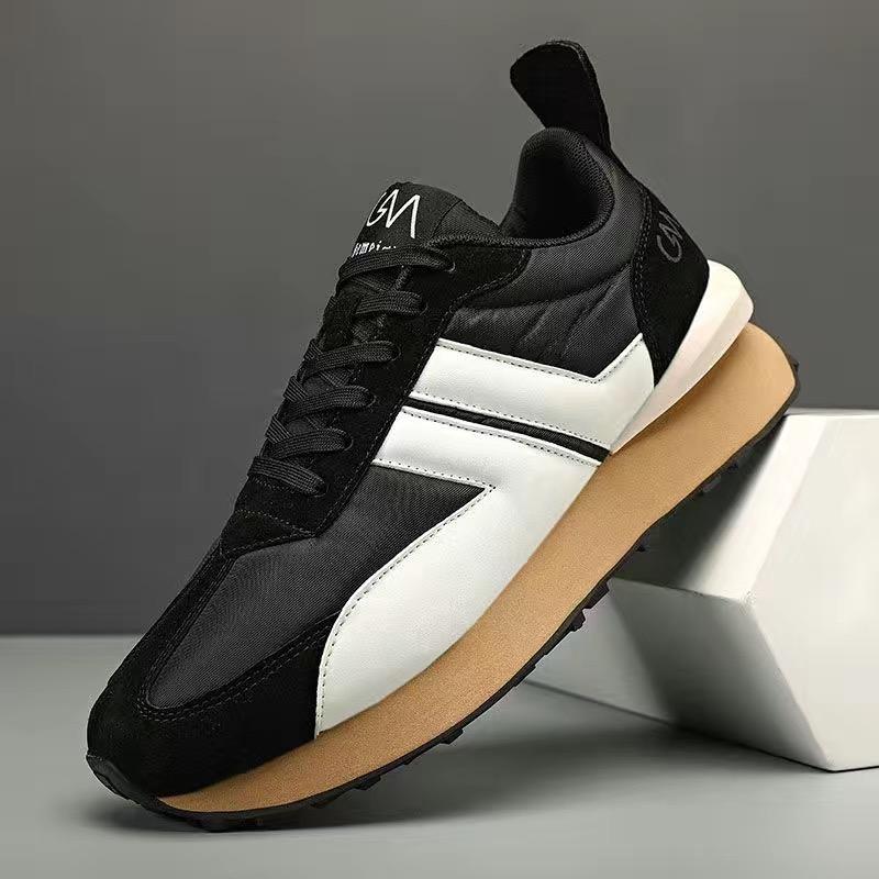 Мужские повседневные сетчатые дышащие туфли, черные, белые, на толстой платформе, спортивные кроссовки для скейтбординга, мужские теннисные кроссовки, дорожные лоферы 44