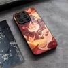Чехол для телефона Genshin Impact Ху Тао Для IPhone 17 Air 16 E Pro Max 15 14 13 Mini 12 Pro 11 Max Plus Черная Стеклянная Крышка