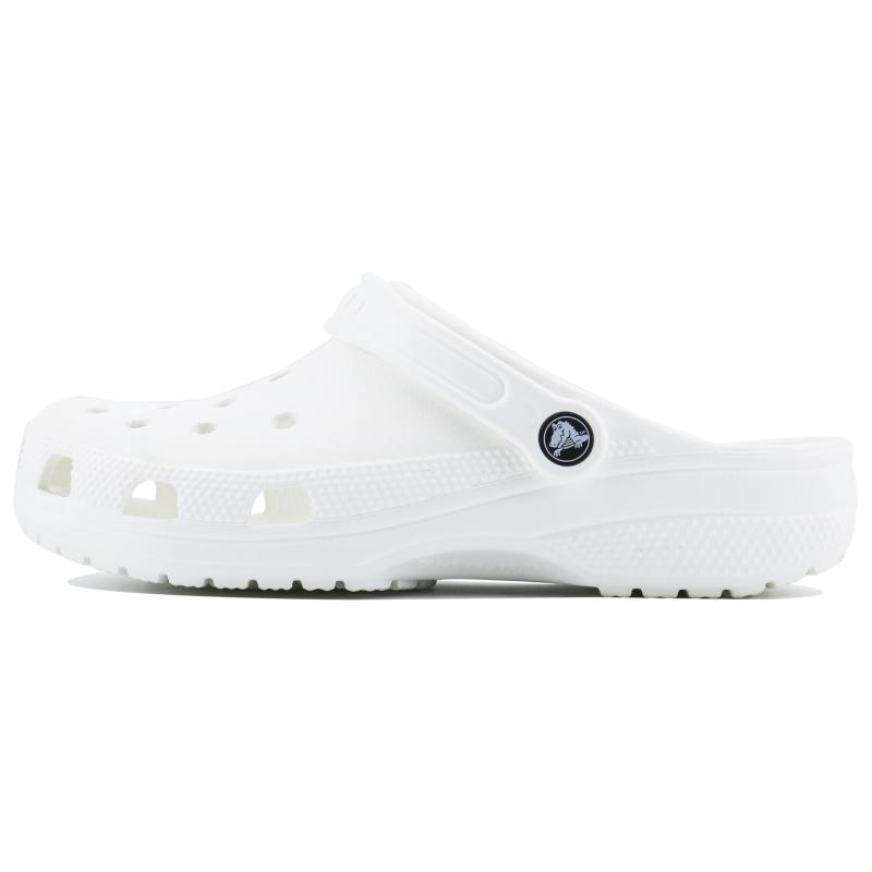 Crocs Классические сабо Повседневные модные сандалии Унисекс Белые
