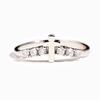 Xiaomi Huitan Women Cross Rings Timeless Style Silver Color Crystal Cubic Zircon Fashion Rings Daily Wear Statement Jewelry for Female