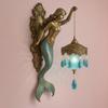 Yousheng Винтажный настенный светильник Русалка Художественный Дом Офис Гостиная Спальня Статуэтка Девы Марии из смолы Настенный бра Декоративный ночник
