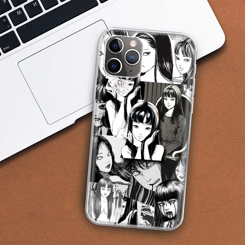 Чехол для телефона с изображением аниме Junji Ito Terror Horror для Apple iPhone 11 12 13 14 Pro 7 XR X XS Max 6 6S 8 Plus + Mini 5 SE, мягкий чехол с принтом