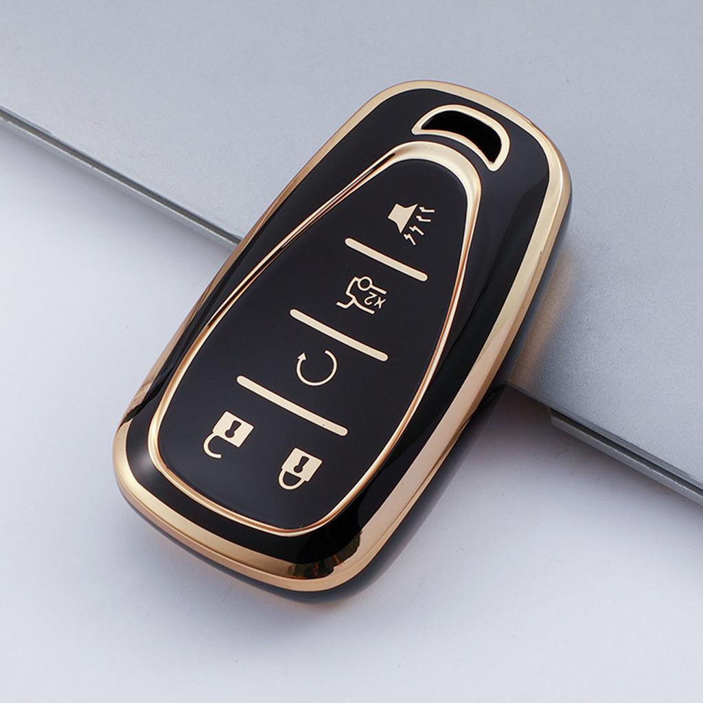 Новый чехол для ключей из ТПУ с 5 кнопками для Chevrolet 2017-Chevy Malibu Camaro Cruze Traverse Sonic Volt Bolt
