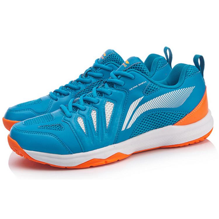 Li Ning Ace Резиновые Удобные Нескользящие, Износостойкие, Легкие Низкие Бадминтонные Кроссовки Унисекс Синие AYTP011-2