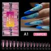 150 Pcs Dual Forms For Poly Nail Gel Soft Nail Forms Molds Acrylic Full Cover False Nail Tips Manicure Extension
