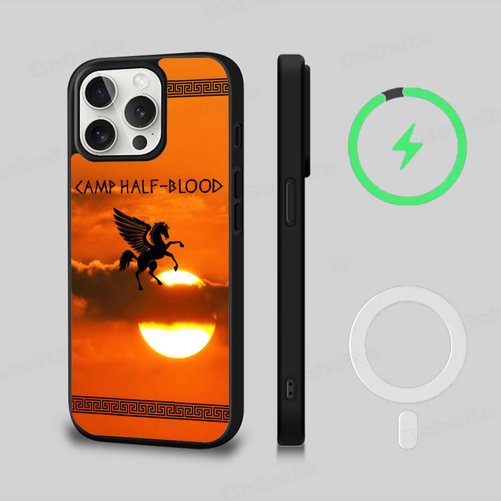 Camp Half-Blood Phone Case For IPhone 13 14 15 11 12 16 17 Pro Max Plus For Magsafe Magnetic Shell