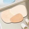 Bathroom floor mat diatom mud non-slip absorbent soft mat bathroom kitchen foot mat bathroom door toilet carpet for Home