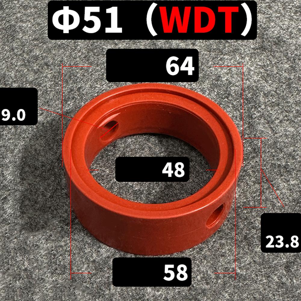 Более толстая 25 32 38 51 63 76 мм EPDM VMQ Уплотнительная прокладка Лента для 1.5"-3" Tri Clamp Бабочкового клапана Домашнее пивоварение
