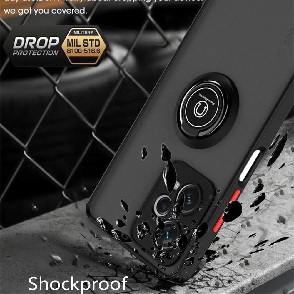 Чехол с держателем-кольцом для Xiaomi Redmi Note 12 11 12s 10s 10 9 8 Pro 10C 12C 5G Магнитная крышка для чехлов Redmi Note 12 Pro Plus