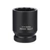 3/4Inch Drive Impact Wrench Socket 12 Point Drive Shaft Tool Power Socket for Heavy Duty Use Auto Repair Easy Removal
