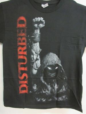 ОФИЦИАЛЬНЫЙ МЕРЧ DISTURBED ПОДНИМИ КУЛАК МУЗЫКА ДЛЯ КОНЦЕРТА ГРУППЫ УНИСЕКС ФУТБОЛКА СРЕДНИЙ РАЗМЕР
