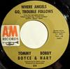 7-дюймовая пластинка BOYCE HART Where Angels Go Trouble Follows 919 AM Records 1968 США Рок Б/у
