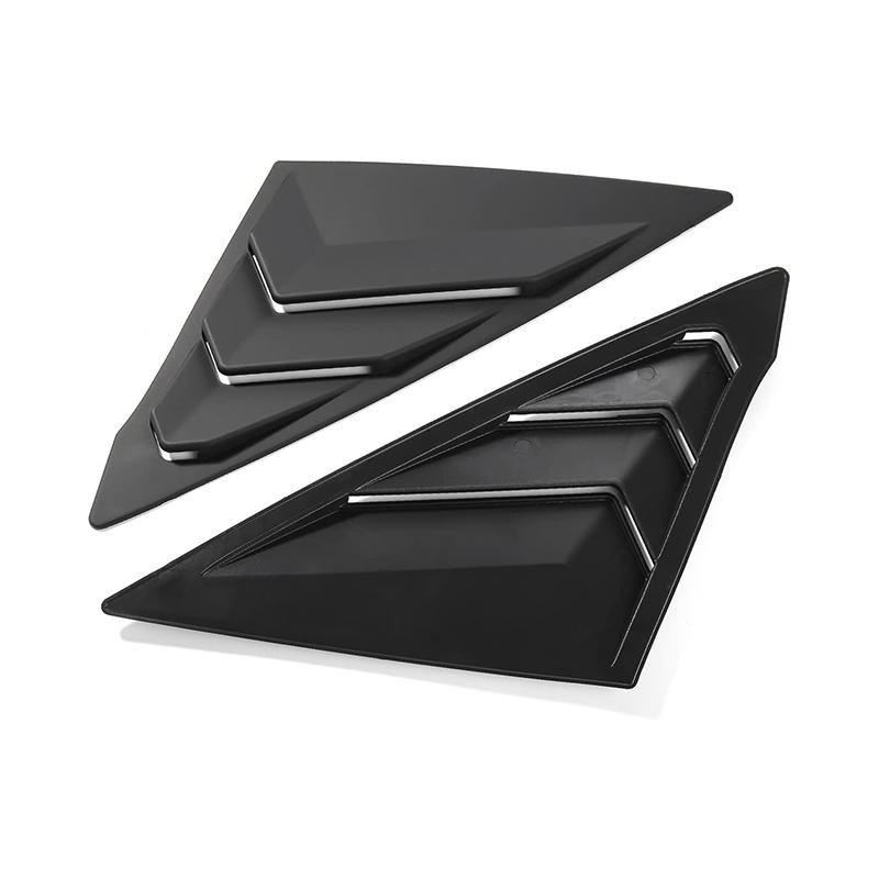 Вентиляционные решетки для Honda Civic Спортивная накладка на боковой воздухозаборник Матовый черный Глянцевый черный Защитный козырек на заднее стекло Внешняя декоративная накладка