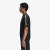 FRED PERRY [Sharp] Cross Tape T-Shirt - Black Afpm2612307-102
