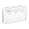 Hydroponic Grower Box 6 Holes Sturdy Easy to Use Transparent Hydroponic Planting Box for Vegetables Indoor Home Plants and Fish