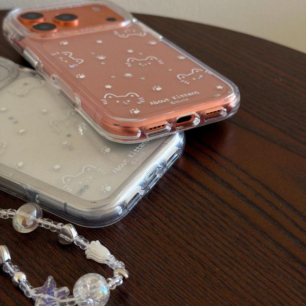 Полосатый кот Чехол для iPhone 13/14/15/16 Pro Max - Женский защитный чехол для iPhone 17 Pro