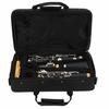 17-Key B-Flat Clarinet Set for Students and Professionals, Includes BB Cleaning, Cross Reeds, and Driver Box (Black)