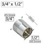 Латунный 1/4" 1/2'' 3/4'' 3/8" 1" Мужской Женский Соединитель Ссылочной Резьбы Медный Переходной Муфтовый Адаптер Фитинги Для Полива Сада