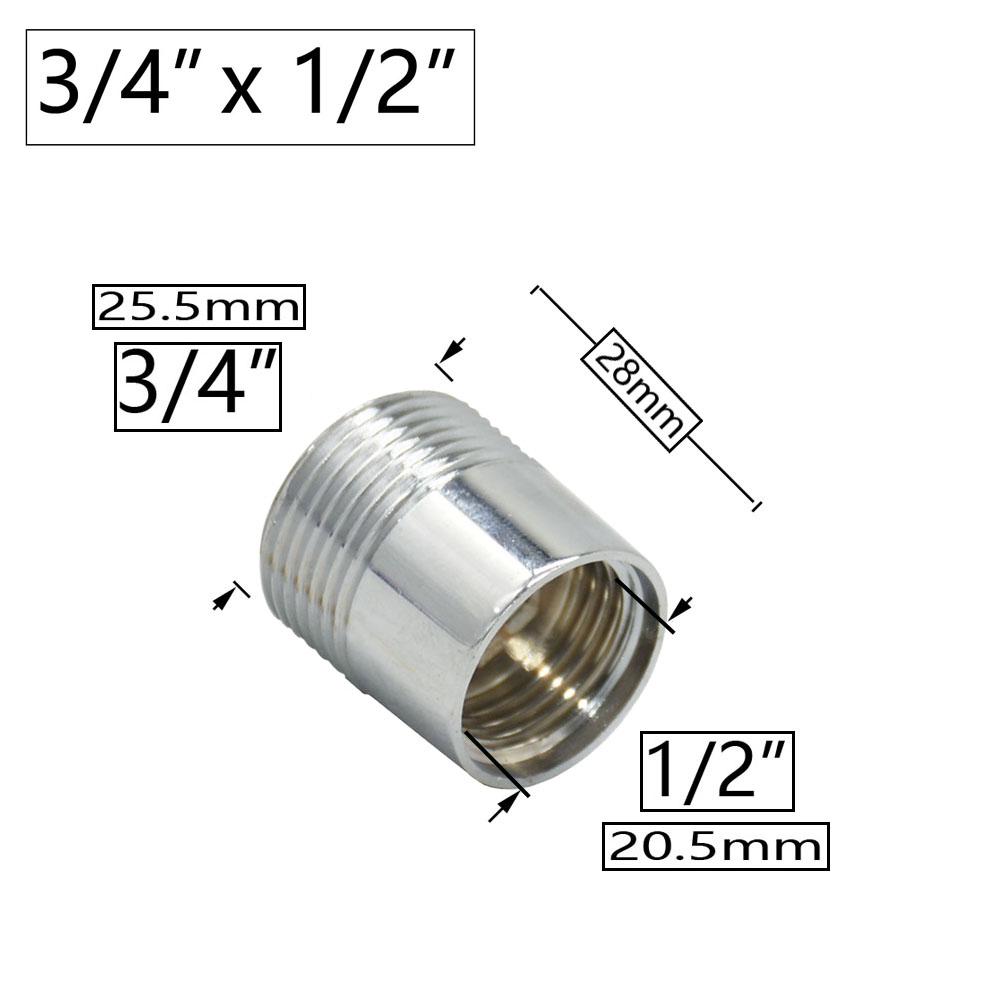 Латунный 1/4" 1/2'' 3/4'' 3/8" 1" Мужской Женский Соединитель Ссылочной Резьбы Медный Переходной Муфтовый Адаптер Фитинги Для Полива Сада