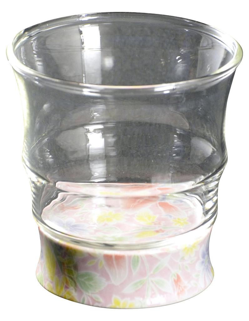 Toyo Ceramics Arita Ware Romantic Rock Glass (Gift Boxed) Flora