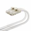 Elecom LAN Cable CAT6 3m Break Prevention Connector Soft White LD-GPY/WH3