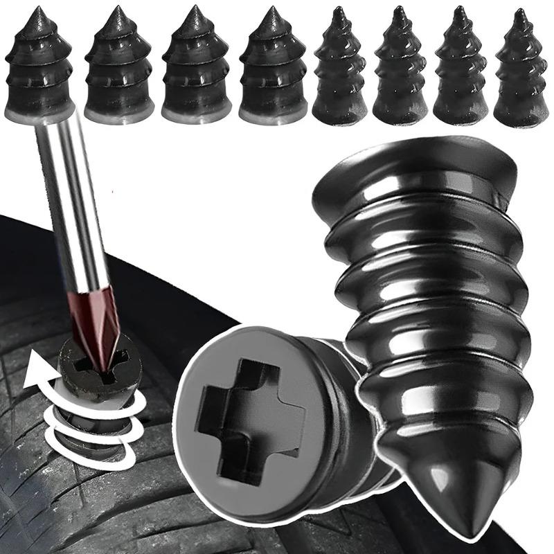 10-40 шт./кор. вакуумные гвозди для ремонта шин универсальные для автомобилей, мотоциклов, грузовиков, велосипедов, резиновые гвозди для ремонта проколов, инструменты, аксессуары