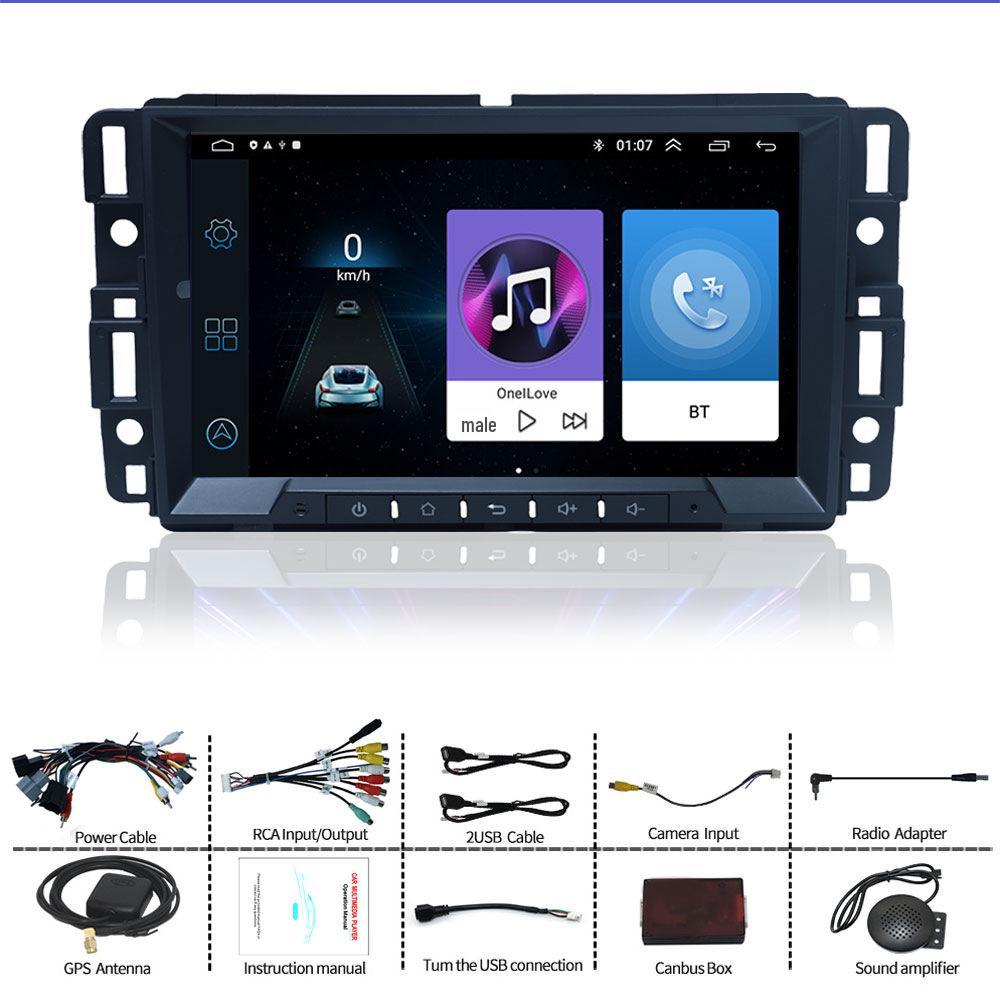 Chevrolet GMC Навигация в автомобиле Android GPS HD Камера заднего вида и CarPlay Плеер