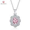 Flower Pendant Necklace Multiple Colour Fashion Wedding Engagement Jewelry