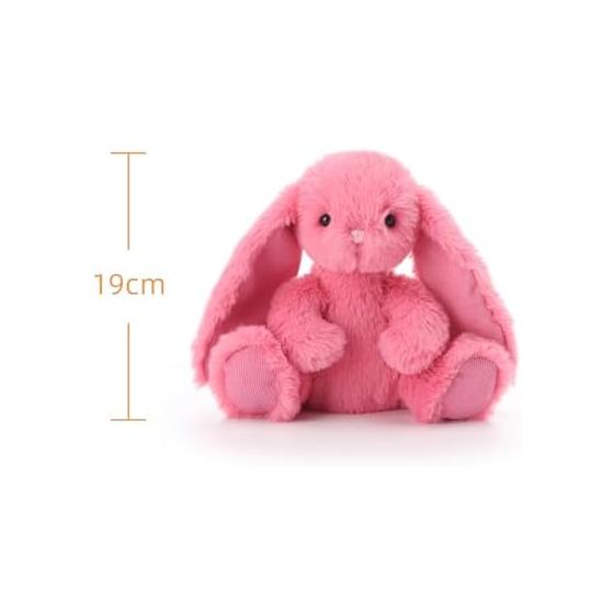 Apricot Lamb Sakura Pink Regina Bunny Rabbit Plush Toy, Soft and cute, fluffy for both boys and girls, Sakura Pink Regina Bunny Rabbit 19cm