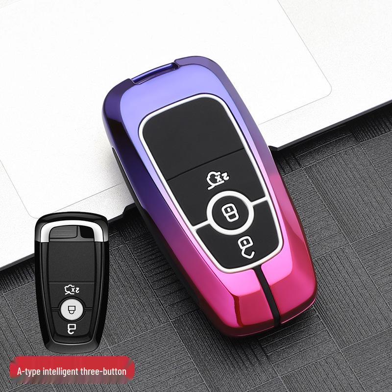 Совместимый металлический чехол для ключа для моделей Lincoln: Corsair, Aviator, Navigator, MKX, Continental, MKZ, MKC