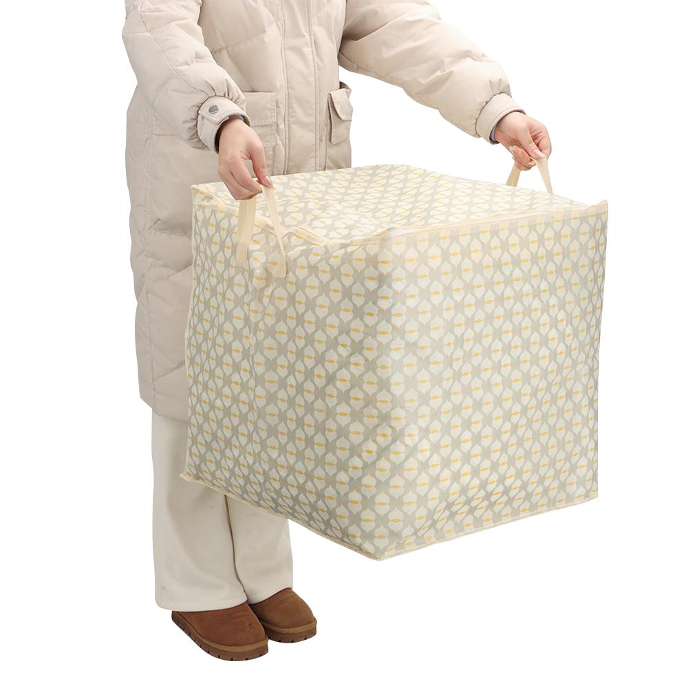 with Handle Clothes Storage Bins Foldable Moving Storage Quilt Bag  for Home