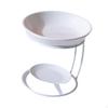 Ceramic Essential Oil Burner Metal Frame Melt for Bedroom Yoga Office
