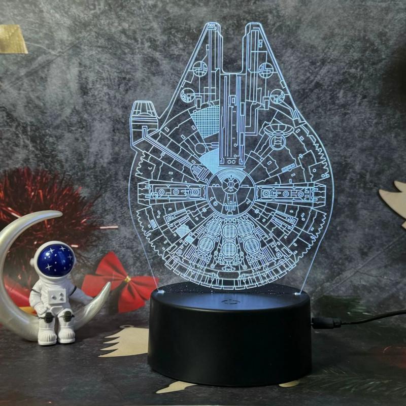 3D Ночник Элемент Света Светодиодная Лампа Украшение Спальни Креативный Подарок