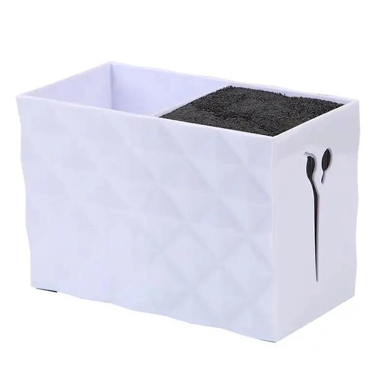 Professional Comb Scissors Storage Box Large Scissors Holder Box Hairdressing Combs Clips Organizer Racks Hairdressing Tools