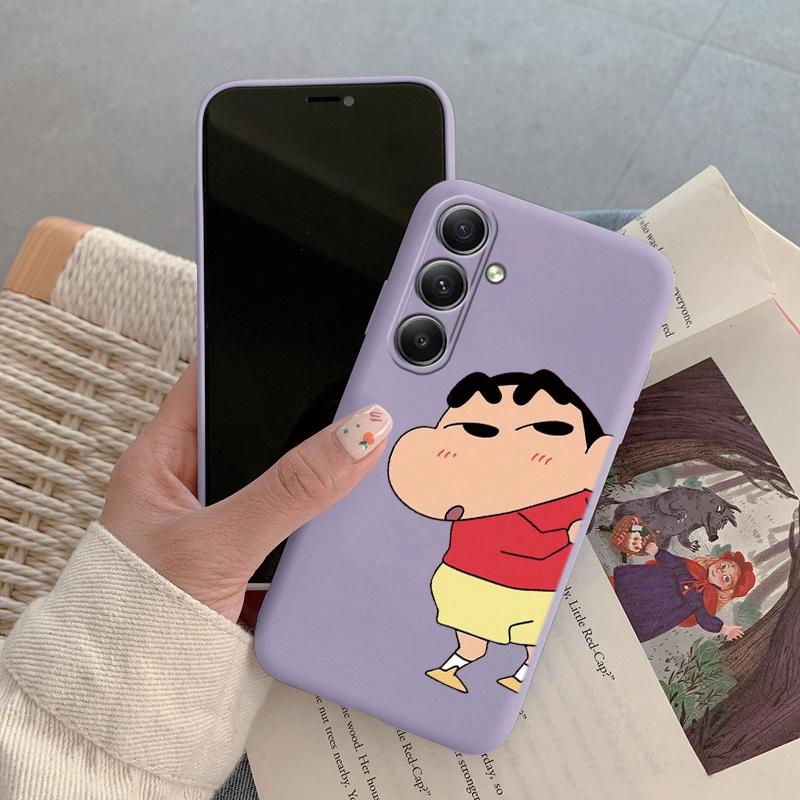 Funny Cartoon Case For iPhone Samsung A55 S24 FE S25 M35 A06 Xiaomi Redmi Note 13Pro 14C Huawei Honor Realme Shockproof Anti-Scratch Matte Phone Cover