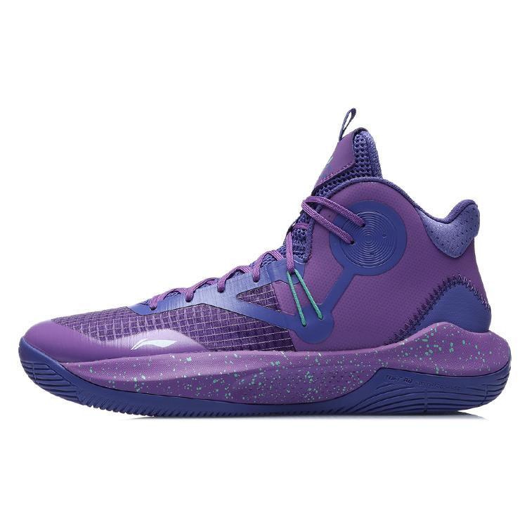 Баскетбольные кроссовки Li Ning Sonic 9 Team Мужские Средние Кварцево-фиолетовые ABPR017-1